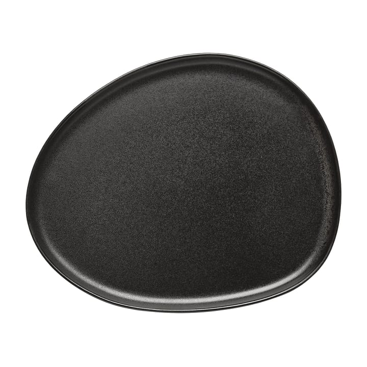 Raw Organic πιάτο 24x21 εκ, Titanium Black Aida