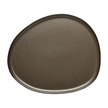 Raw Organic πιάτο 29x25 εκ - Metallic Brown - Aida