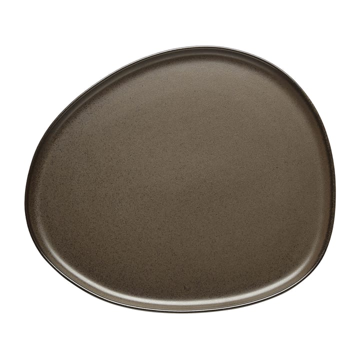 Raw Organic πιάτο 29x25 εκ - Metallic Brown - Aida