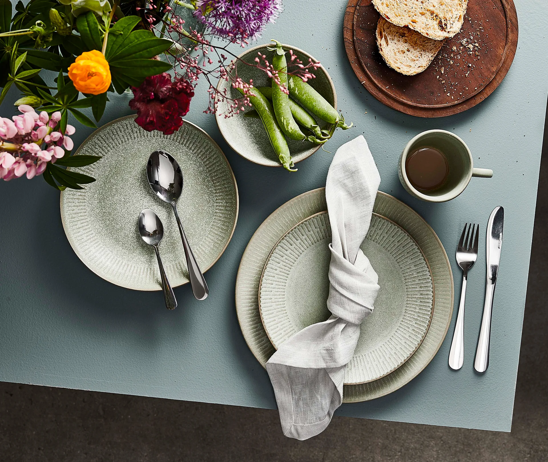 Relief πιάτο 22 cm, πράσινο Aida