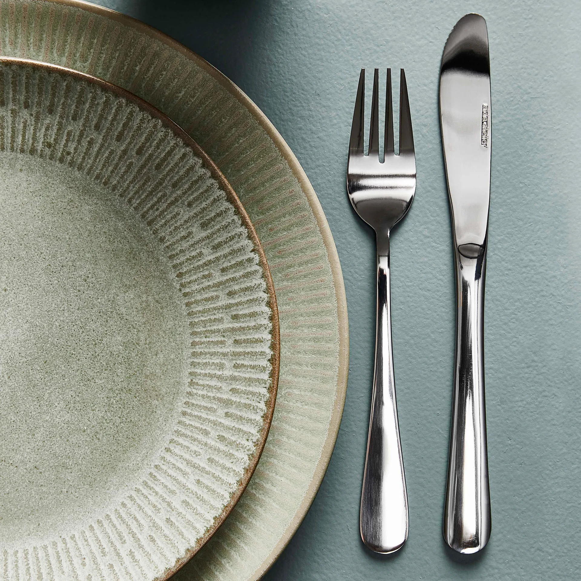 Relief πιάτο 27 cm, πράσινο Aida