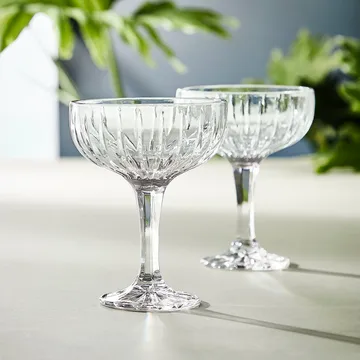 Relief ποτήρια σαμπάνια συσκευασία 4 τεμαχίων - Διαφανές - Aida