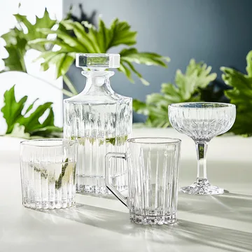 Relief ποτήρια σαμπάνια συσκευασία 4 τεμαχίων - Διαφανές - Aida