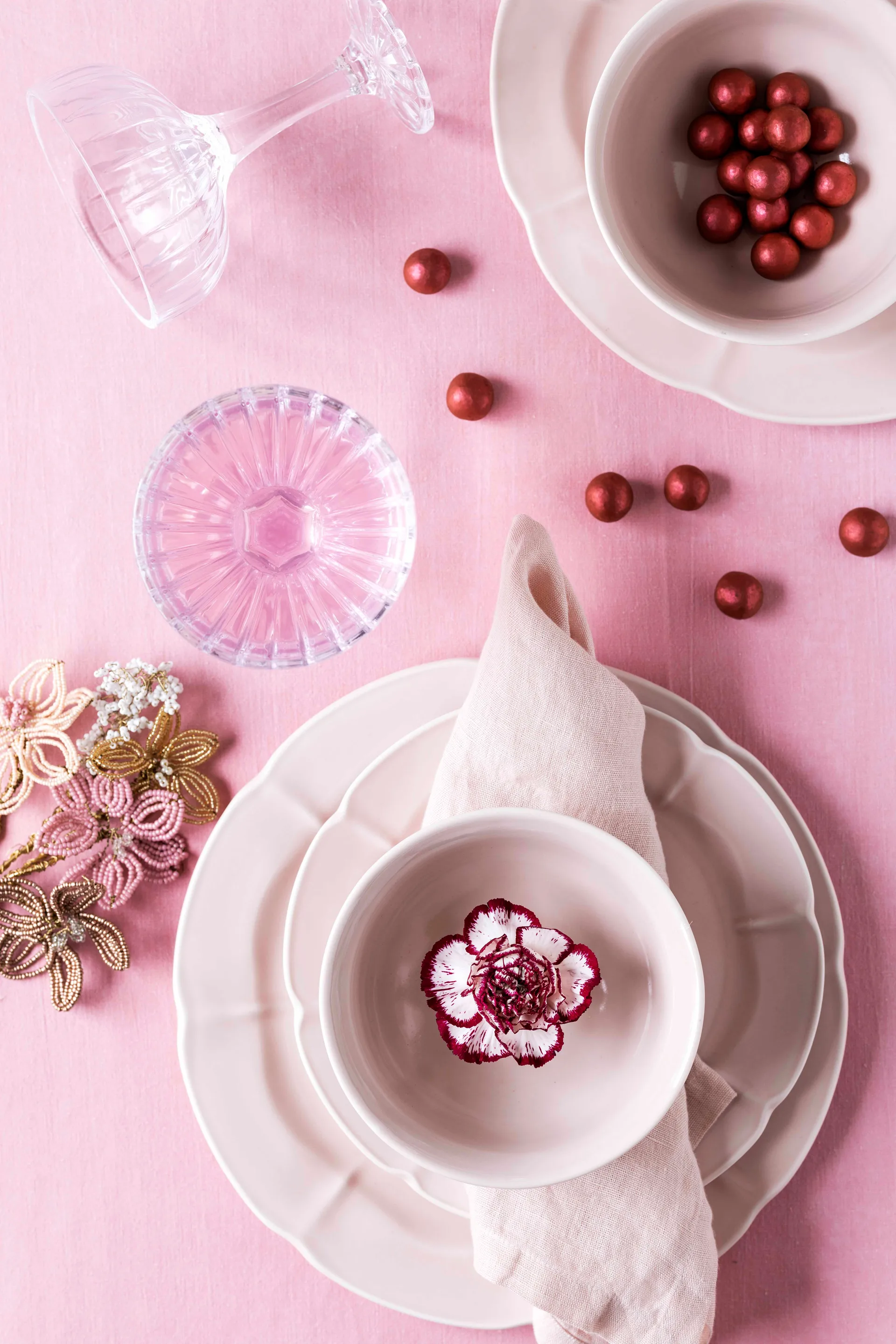 Søholm Solvej πιατάκι 22 εκ, Soft pink Aida