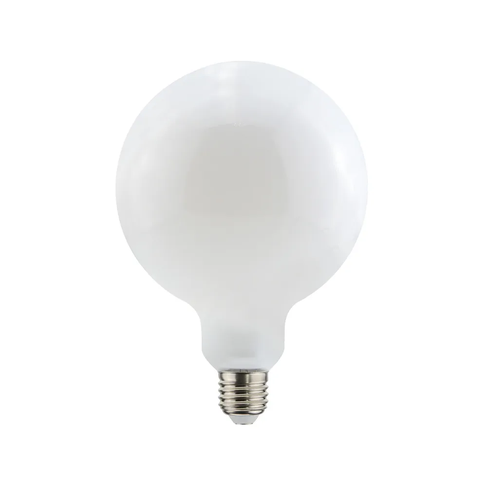 Airam Filament LED- λάμπα glob 125mm, Opal -ρυθμιζόμενο e27-9w Airam