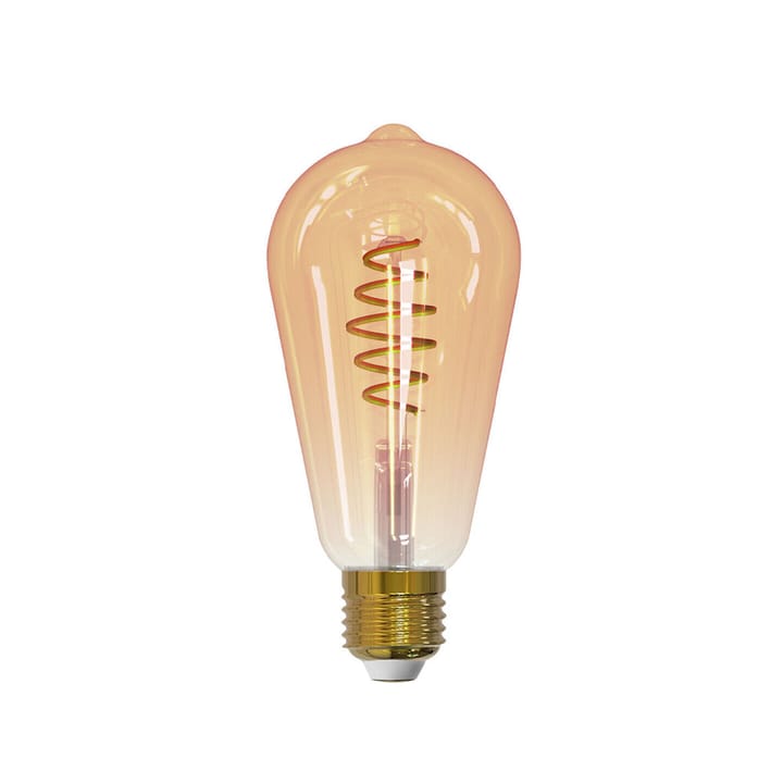 Λάμπα Airam Smarta Hem Filament LED-Edison - Amber-st64-αναδευτήρας e27-6w - Airam