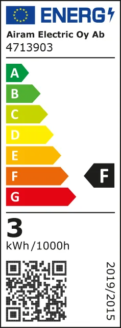 Λαμπτήρας LED Airam G9 - Διάφανο με δυνατότητα ρύθμισης φωτεινότητας- 2700K 300lm 3W - Airam