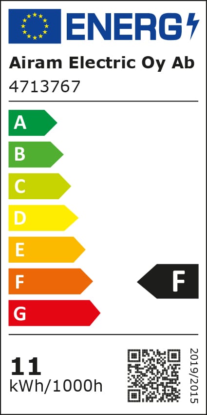 Λαμπτήρας LED Airam, Opal -ρυθμιζόμενο e27-12w Airam