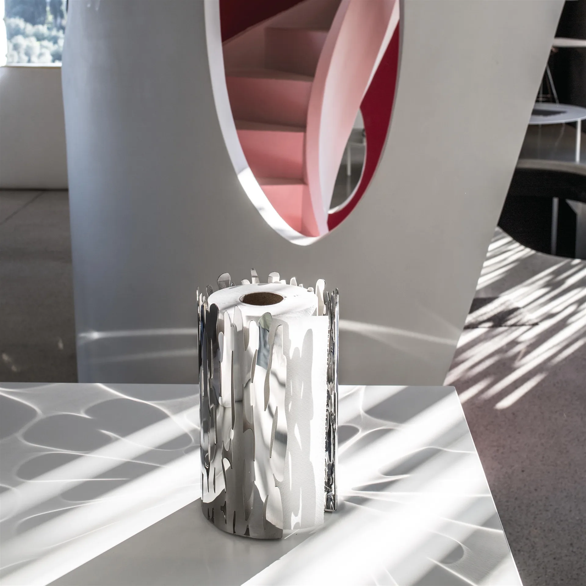 Barkroll θήκη για ρολό κουζίνας, ανοξείδωτο ατσάλι Alessi