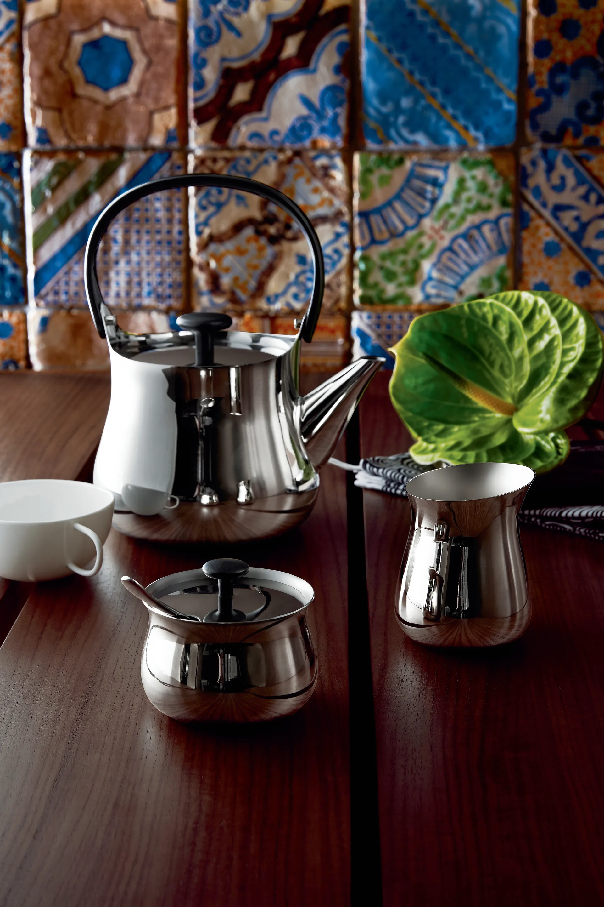 Cha τσαγιέρα, Ανοξείδωτο ατσάλι Alessi