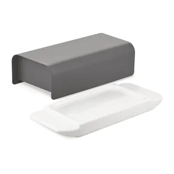 Πιατέλα βουτύρου Mattina 9.5x21 εκ. - Σκούρο γκρι - Alessi