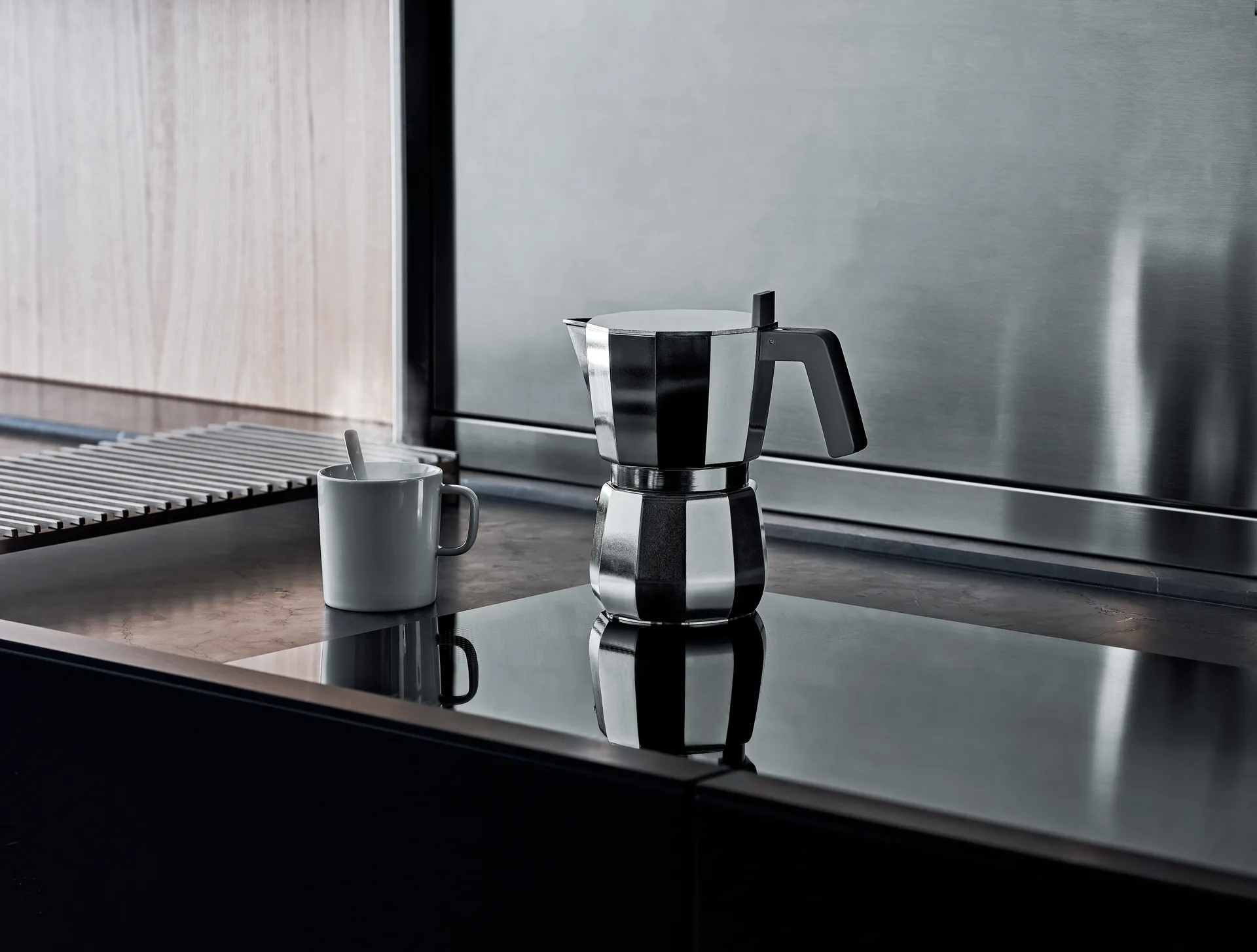 Καφετιέρα Moka espresso, 3 χαλκός Alessi