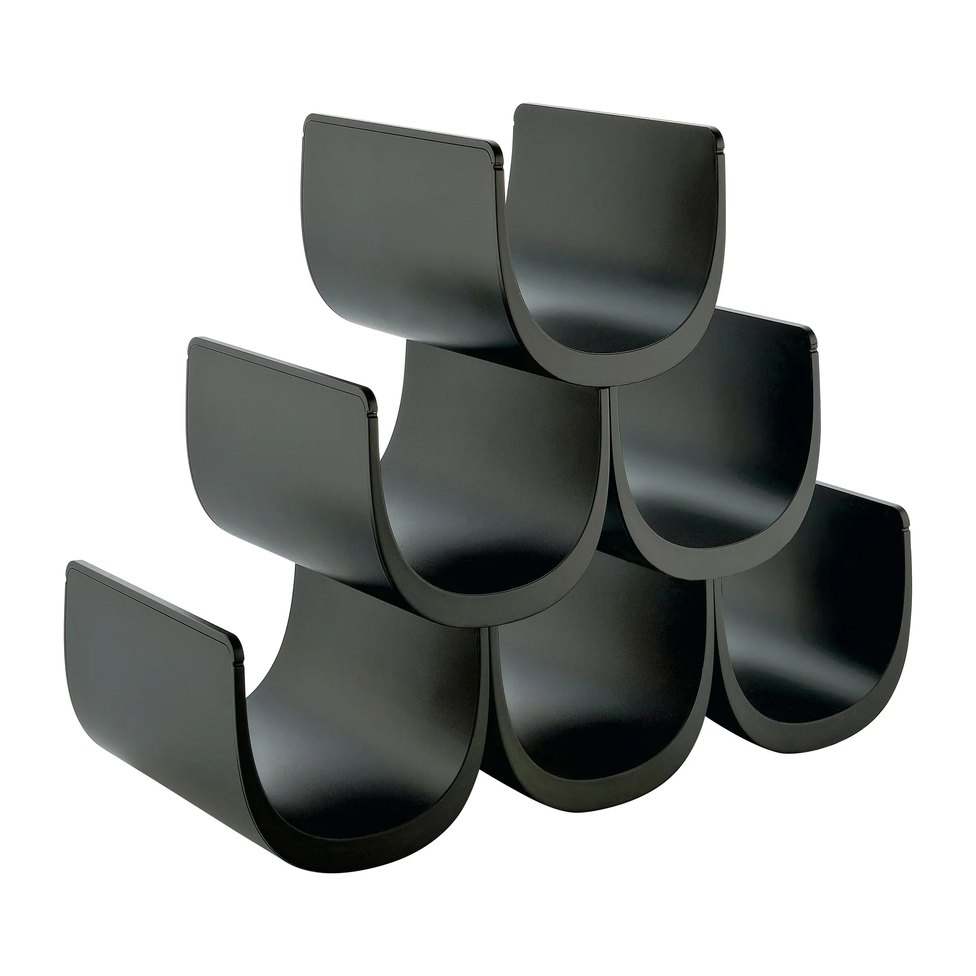 Noè βάση για κρασιά, Μαύρο Alessi