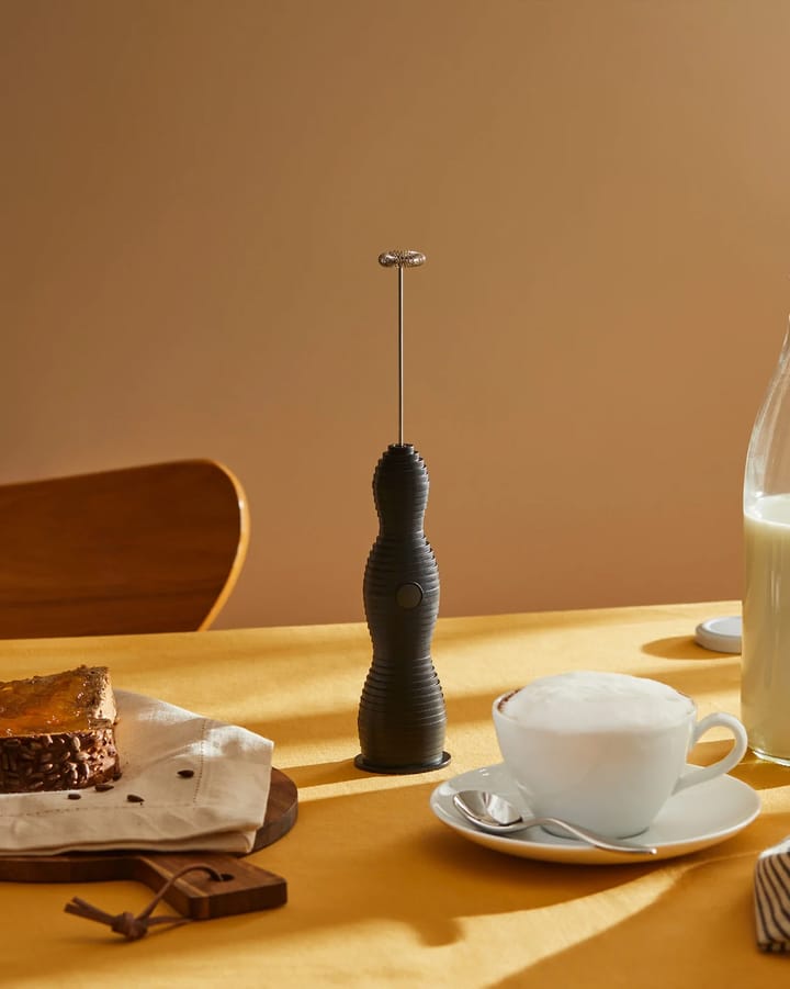 Pulcina αφριστήρας γάλακτος 27,5 cm, Μαύρο Alessi