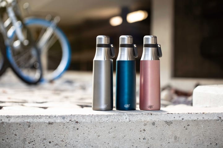 City waterbottle double walled 0,5 l, Grey satin Alfi