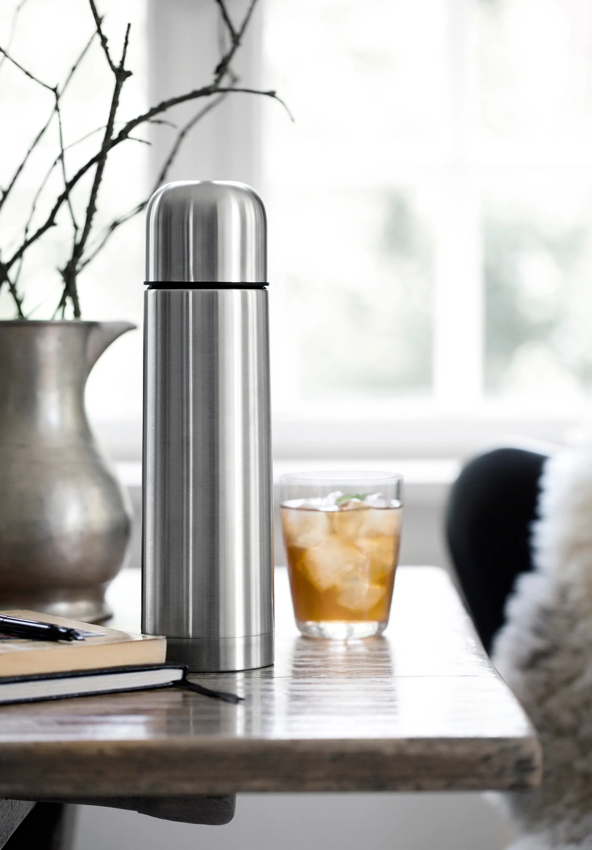 IsoTherm Eco thermal bottle 1 l, Ματ ατσάλι Alfi