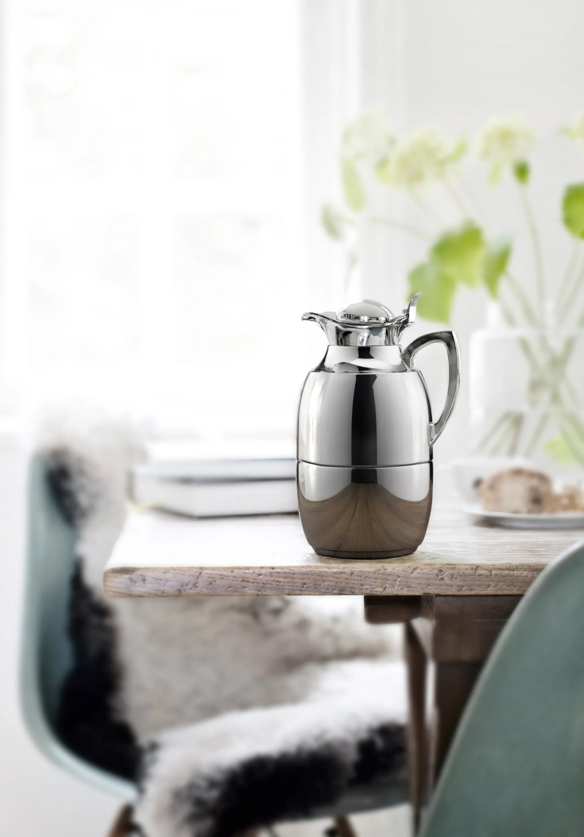 Juwel θερμός κανάτα 1 λ, Chrome plated ανοξείδωτο ατσάλι Alfi