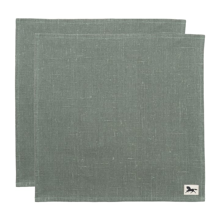 Λινές πετσέτες 32x32 cm Συσκευασία 2 τεμαχίων , Πράσινο Almedahls