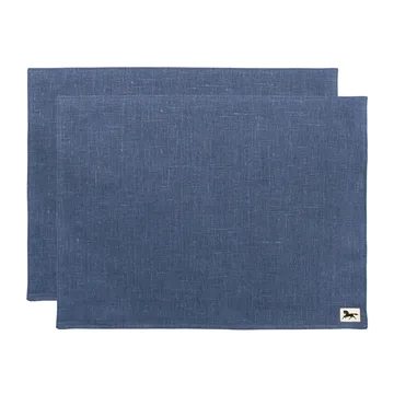 Λινό σουπλά 34x45 cm Συσκευασία 2 τεμαχίων - Μπλε - Almedahls