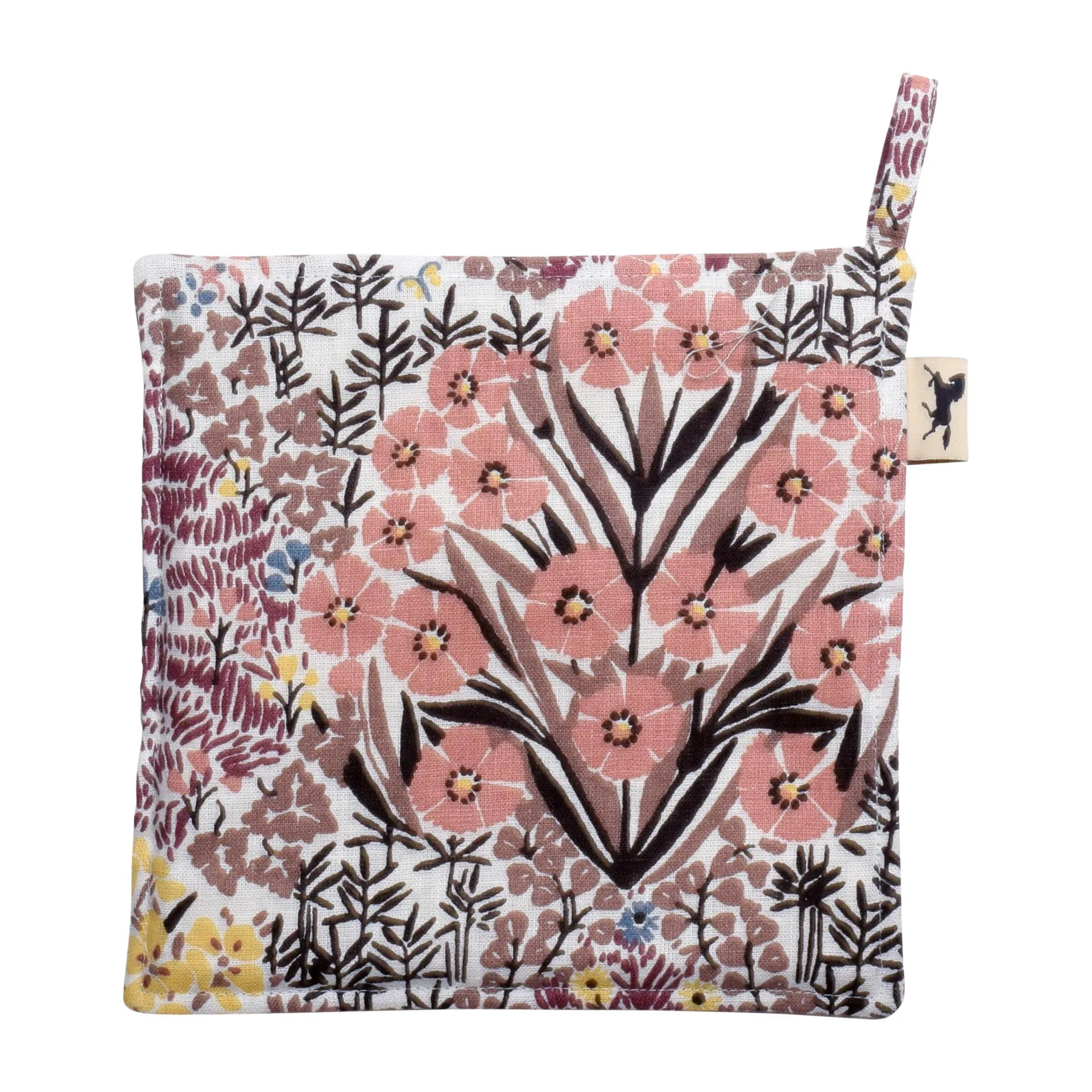 Γάντι φούρνου Botanical Garden 23x23 εκ, Pink brown Almedahls