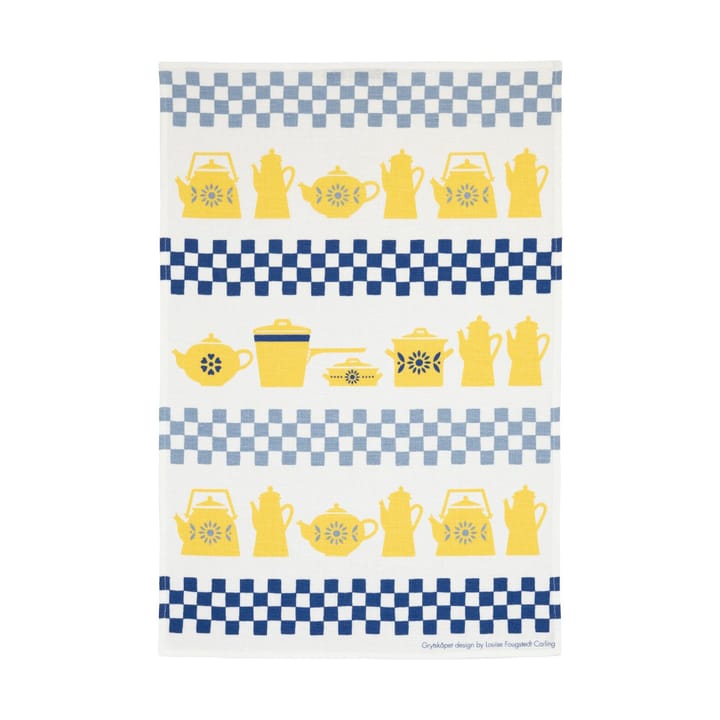 Πετσέτα κουζίνας Grytskåpet 47x70 εκ. - Πολύχρωμο-Κίτρινο-Μπλε - Almedahls