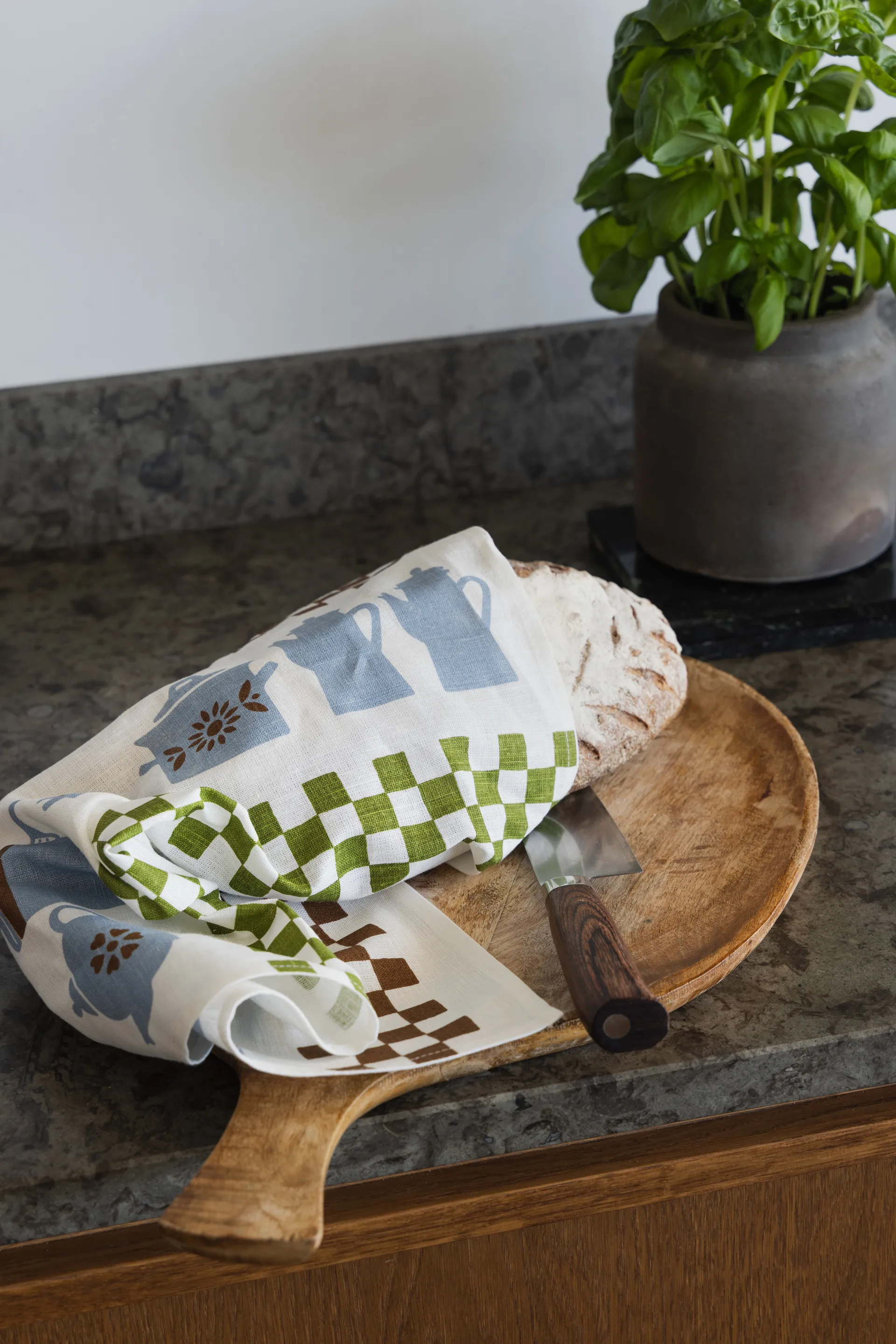 Grytskåpet πετσέτα κουζίνας 47x70 εκ., Multi-μπλε-πράσινο Almedahls