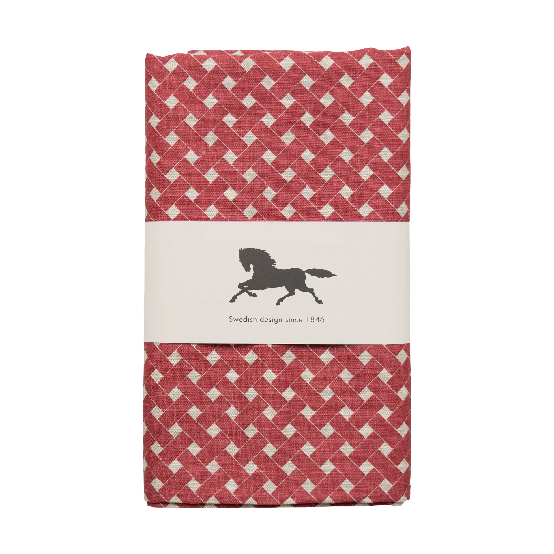 Τραπεζομάντιλο, Korg, 145x250 εκ, Κόκκινο Almedahls