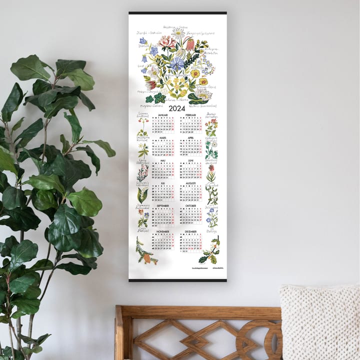 Ημερολόγιο, Landskapsblommor, 2024, 35x90 εκ Almedahls