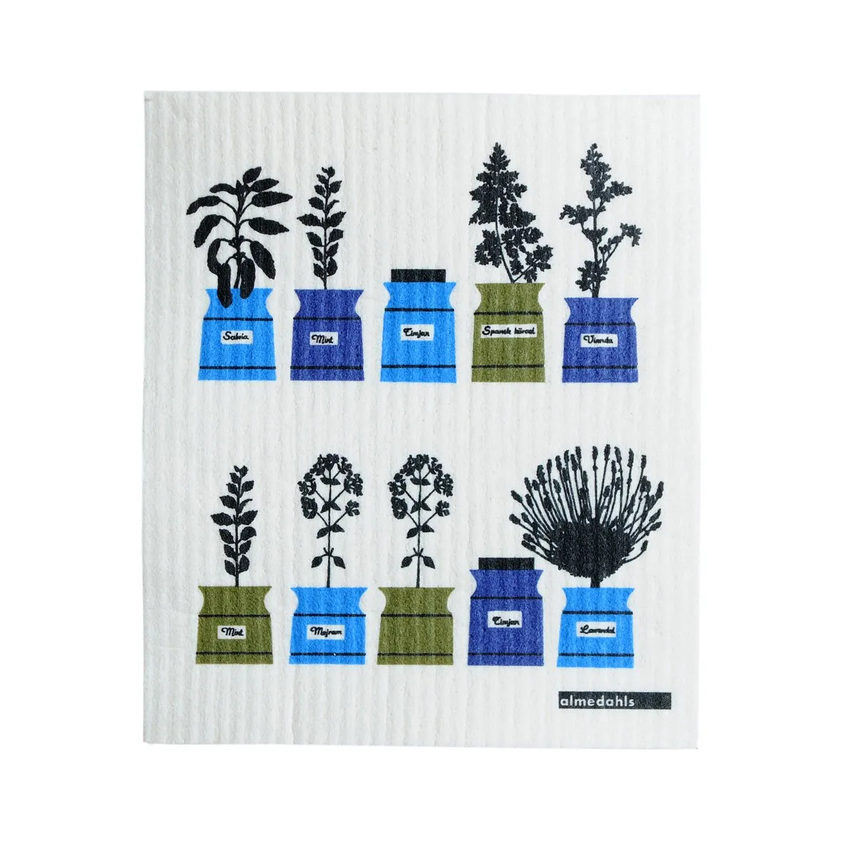 Persons Kryddskåp πανί για τα πιάτα, μπλε Almedahls