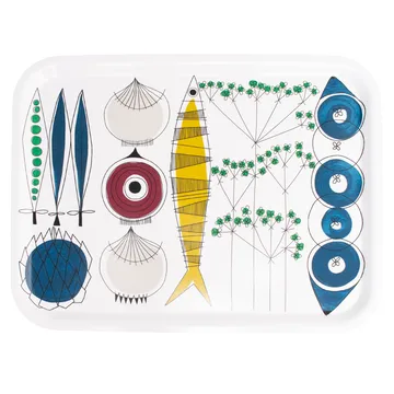 Picknick δίσκος 20x27 cm - μπλε-πολύχρωμο - Almedahls