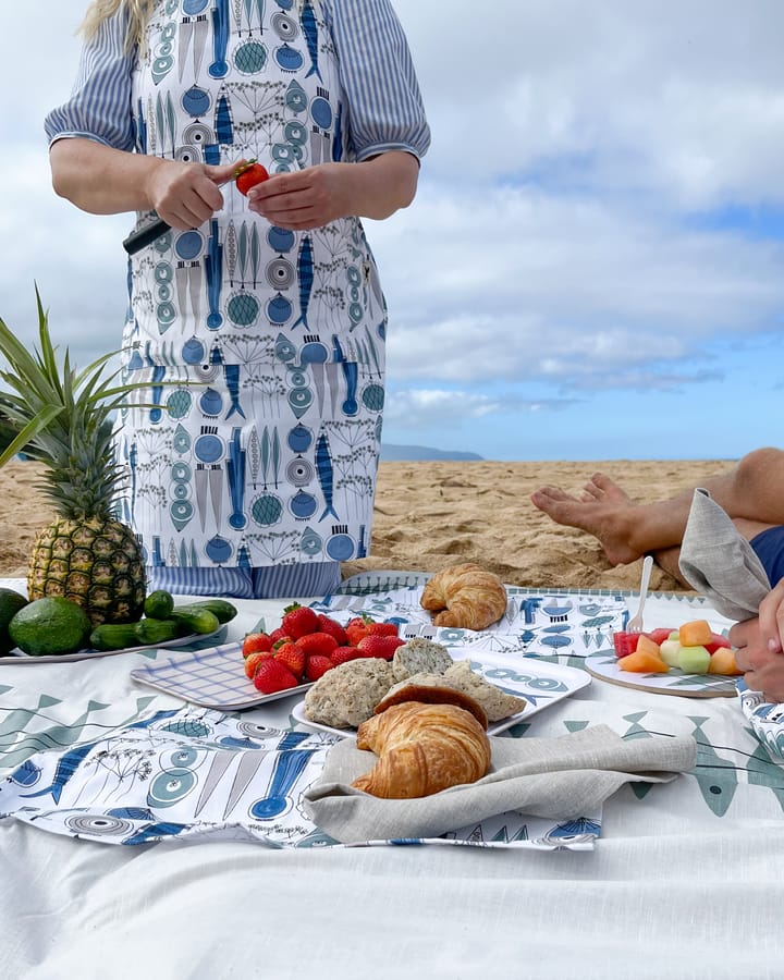 Picknick δίσκος 20x27 cm, Μπλε-μπεζ Almedahls