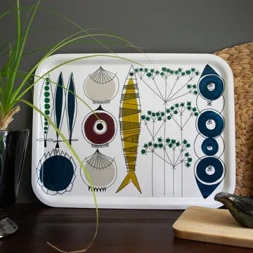 Picknick δίσκος 33x43 cm - μπλε-πολύχρωμο - Almedahls