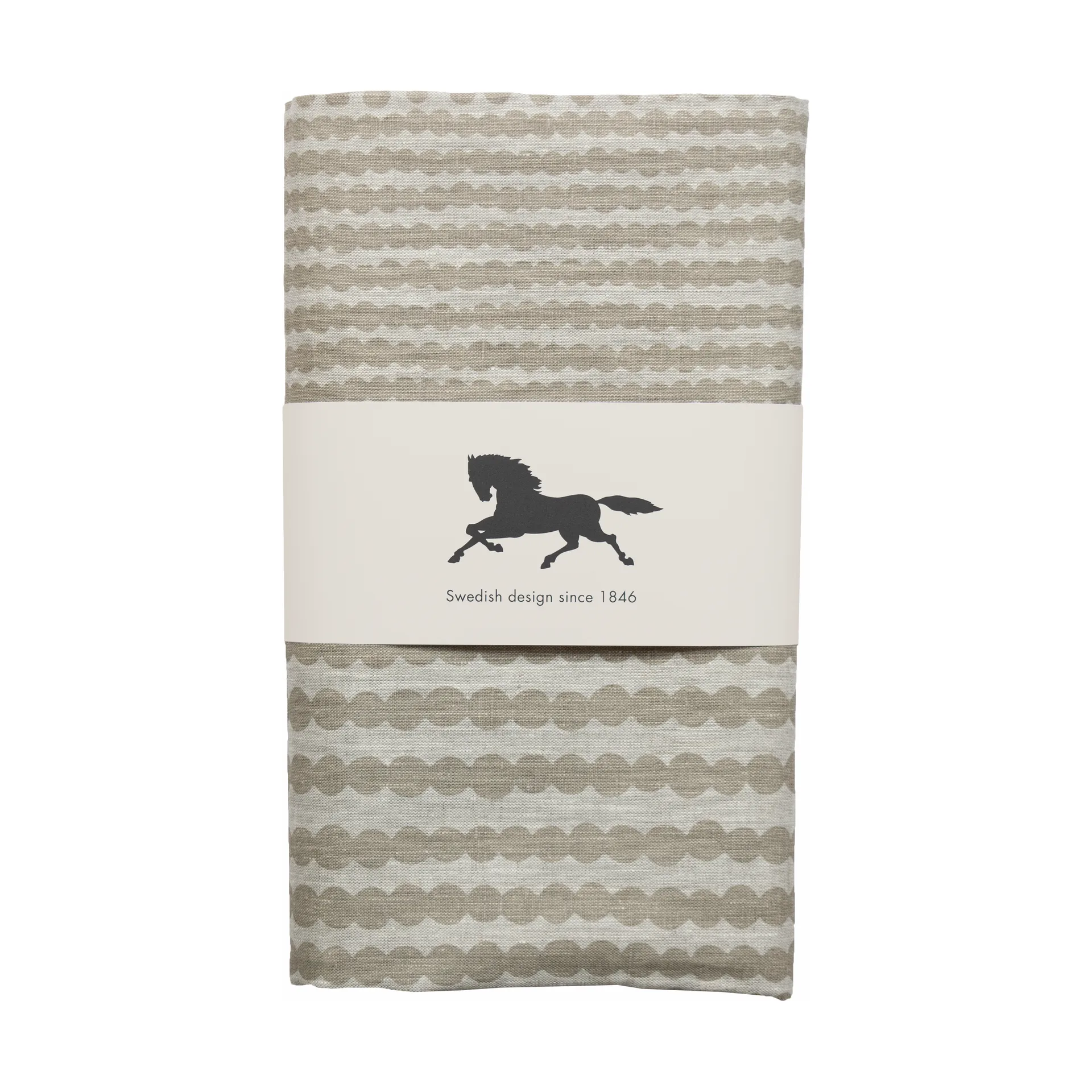 Τραπεζομάντιλο, Pricktyg, 145x250 εκ, Φυσικό-γκριζομπέζ Almedahls