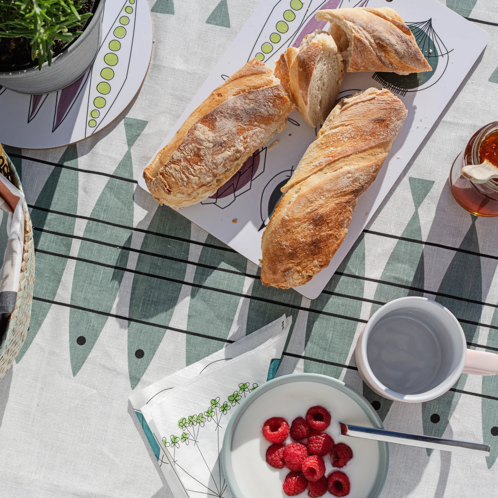 Sill μουσαμάς 145x220 cm, πράσινο-γκρι Almedahls