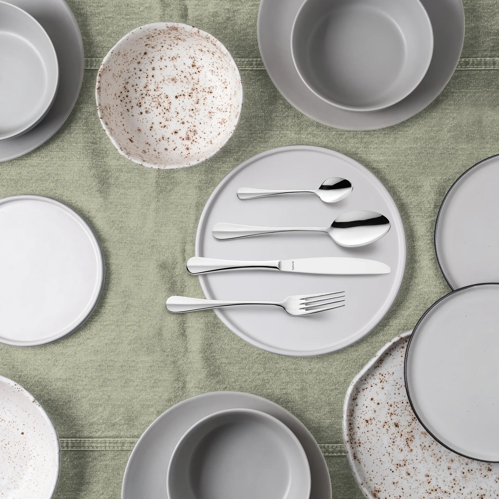 Σετ μαχαιροπήρουνων Baguette 24 τεμαχίων, Ανοξείδωτο ατσάλι Amefa