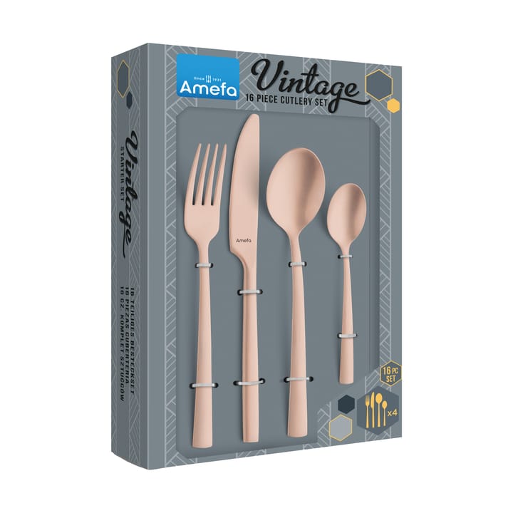 Σετ μαχαιροπήρουνων Manille Vintage 16 τεμαχίων, Χαλκός Amefa