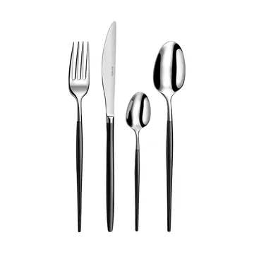 Soprano σετ μαχαιροπίρουνων, 16 τεμαχίων - Μάυρο - Amefa