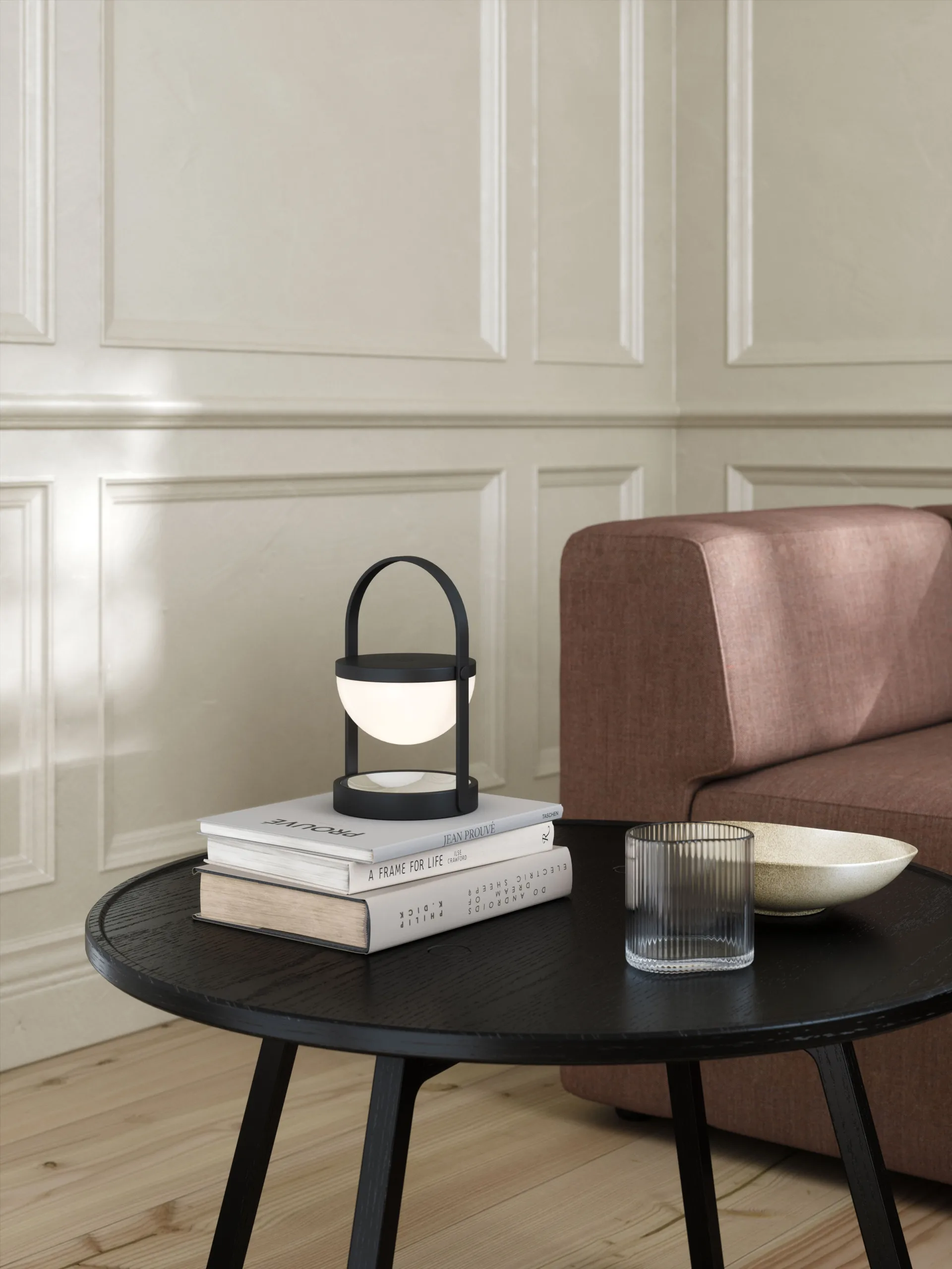 A-Flash φορητή επιτραπέζια λάμπα 22 cm, Μαύρο Andersen Furniture