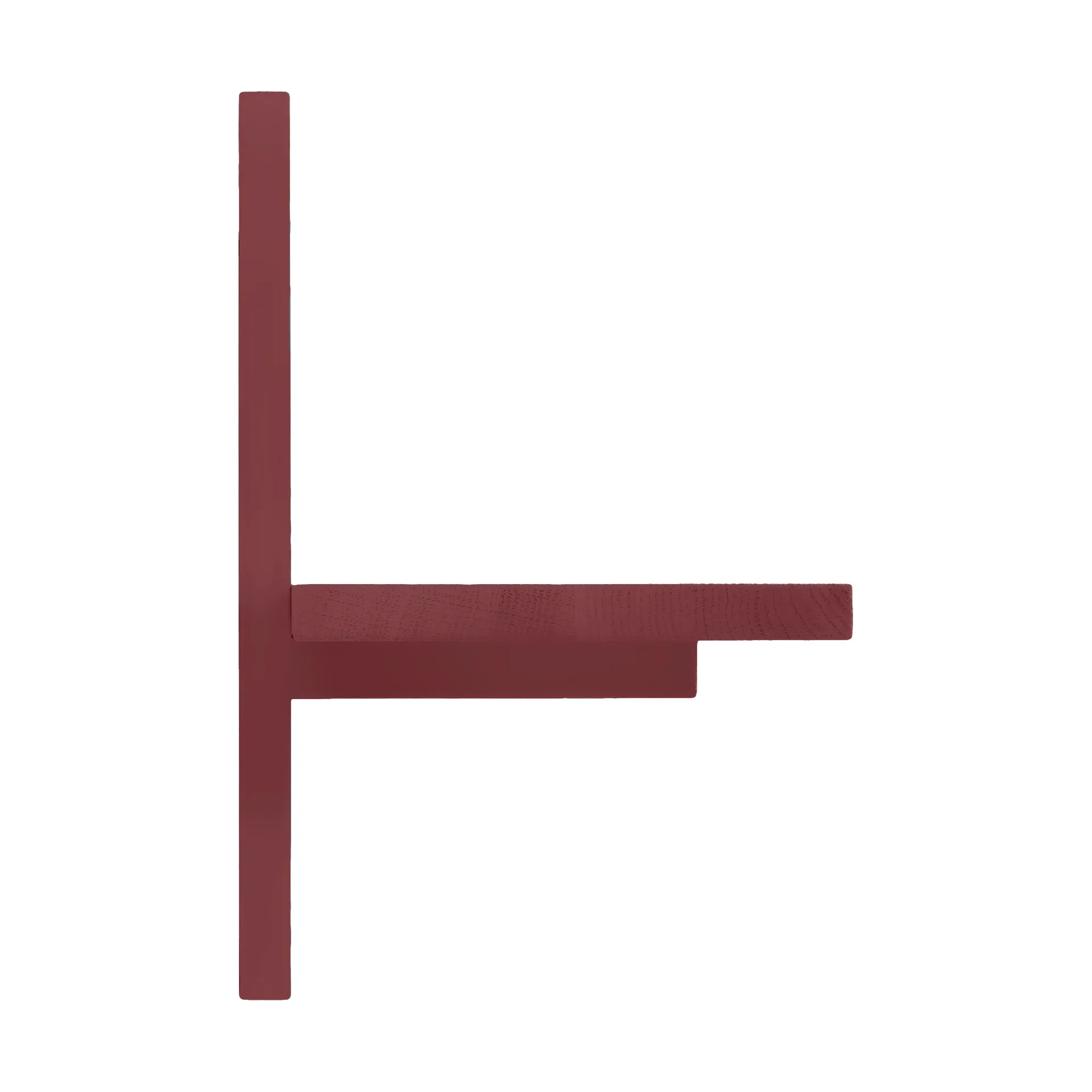 A-Light Shelf ράφι τοίχου Special Edition, Wine red 90x21x35 cm Andersen Furniture