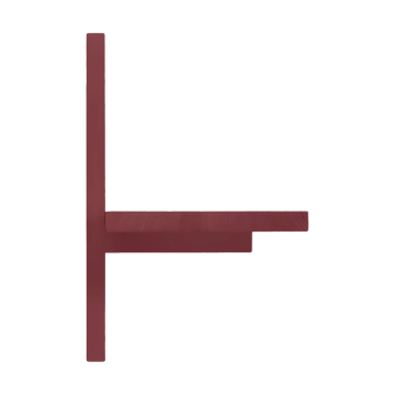 A-Light Shelf ράφι τοίχου Special Edition - Wine red 90x21x35 cm - Andersen Furniture