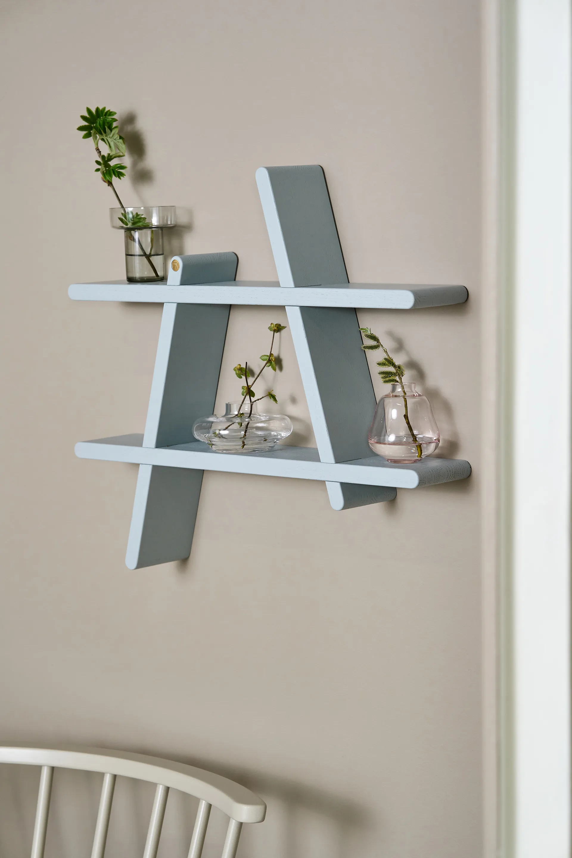 A-Shelf ράφι τοίχου Special Edition, Grey blue M 52x9x46 cm Andersen Furniture