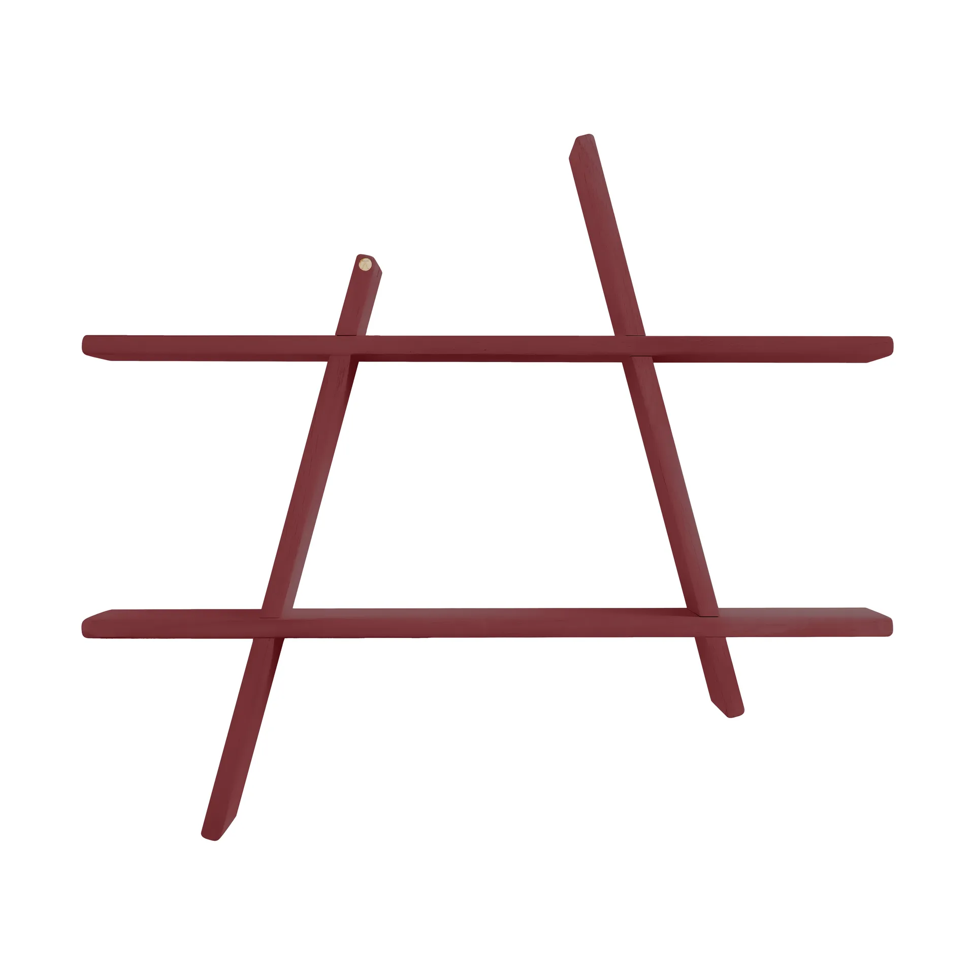 A-Shelf ράφι τοίχου Special Edition, Wine red L 78x12x67 cm Andersen Furniture