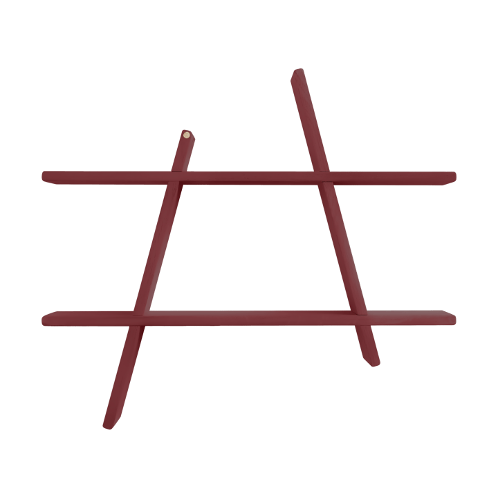A-Shelf ράφι τοίχου Special Edition - Wine red L 78x12x67 cm - Andersen Furniture