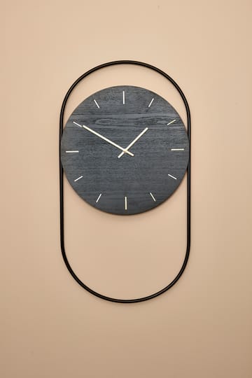 A-Wall ρολόι τοίχου 41x76 εκ - Black-brass - Andersen Furniture