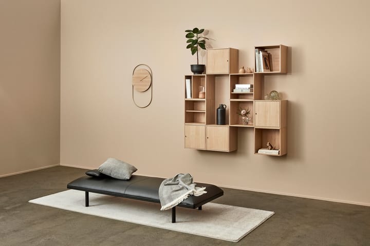 A-Wall ρολόι τοίχου 41x76 εκ, Oak-brass Andersen Furniture