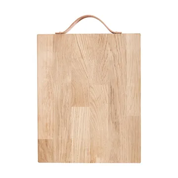 Andersen πλάκα κοπής δερμάτινη λαβή Medium 24x30 εκ - Oak - Andersen Furniture