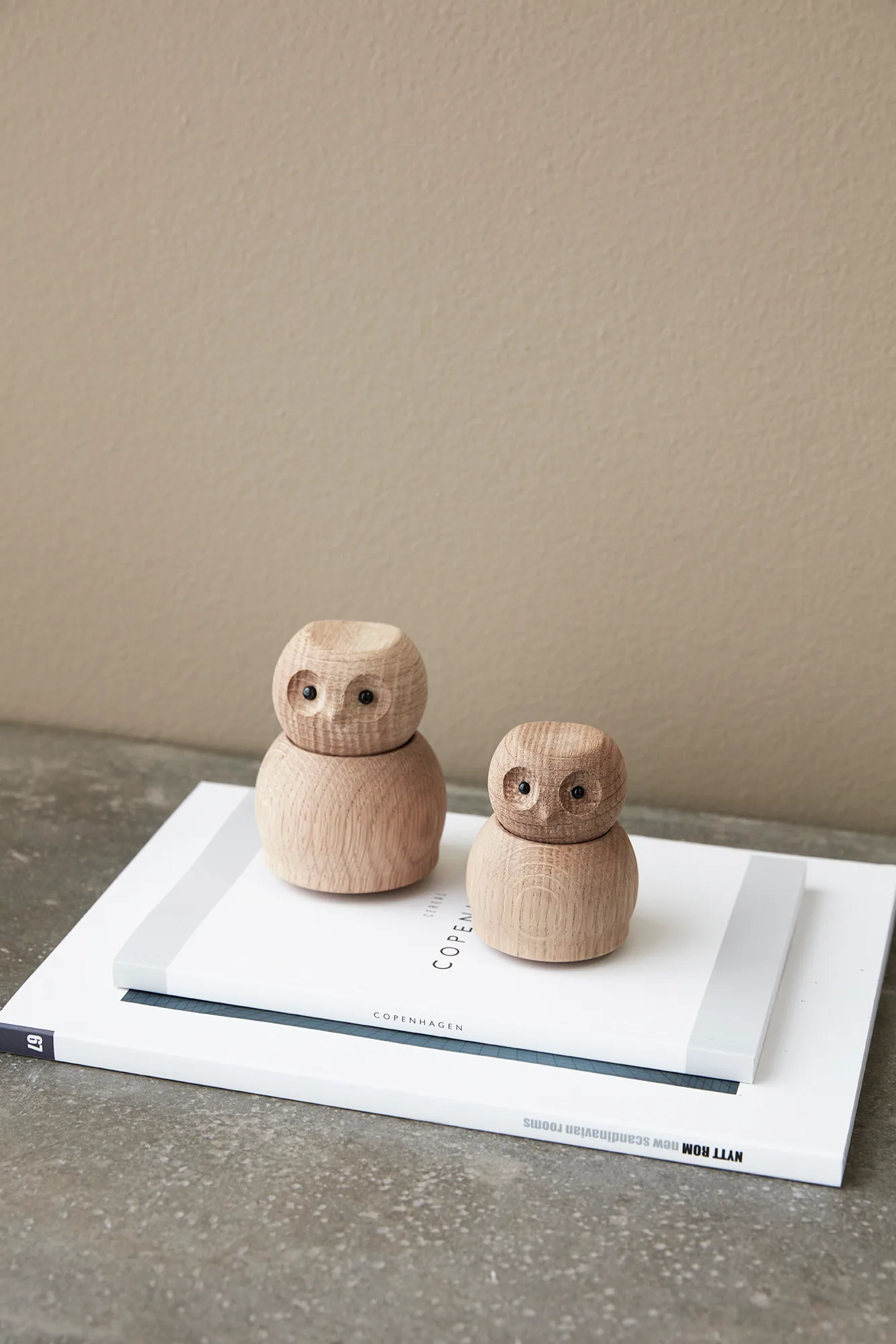 Andersen Owl ξύλινη φιγούρα Small, Oak Andersen Furniture