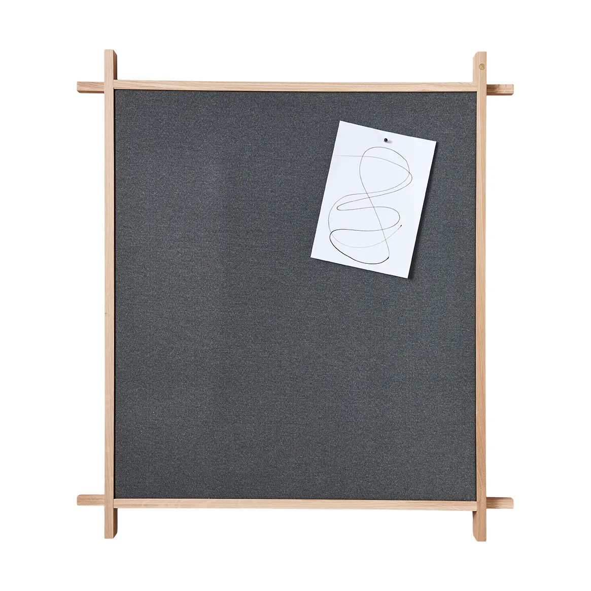 Collect πίνακας ανακοινώσεων Large 94x104 εκ, Oak Andersen Furniture