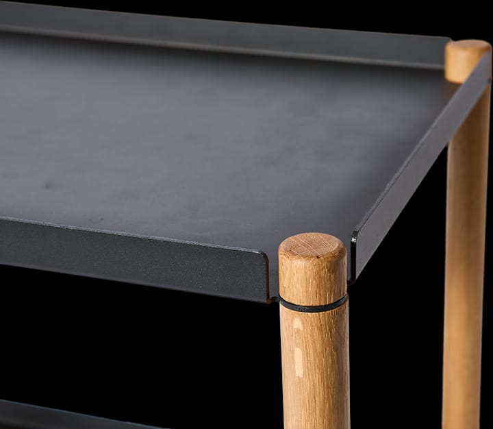 Connect τραπέζι, Λαδωμένη δρυς, μαύρο μέταλλο Andersen Furniture