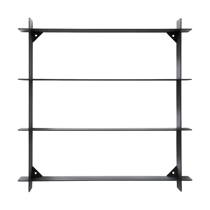 Division ράφι τοίχου - Black steel, 45x45x10 cm - Andersen Furniture